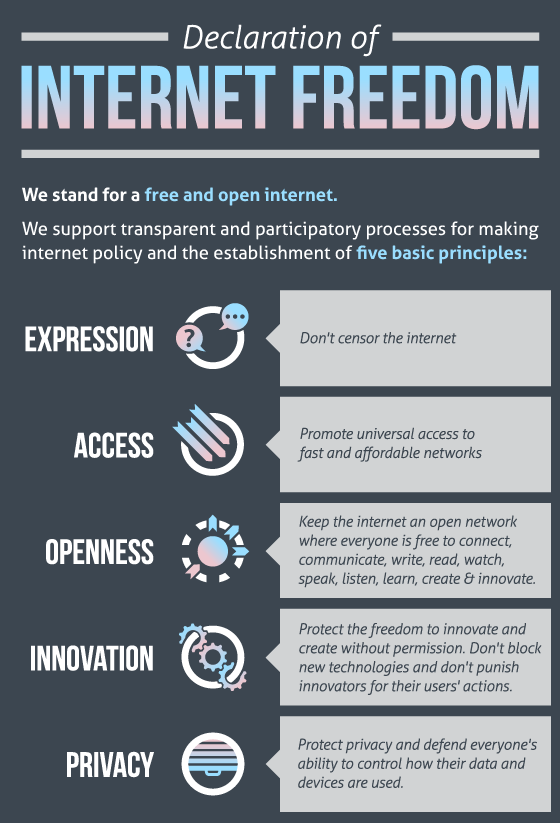  Declaración por la Libertad de Internet